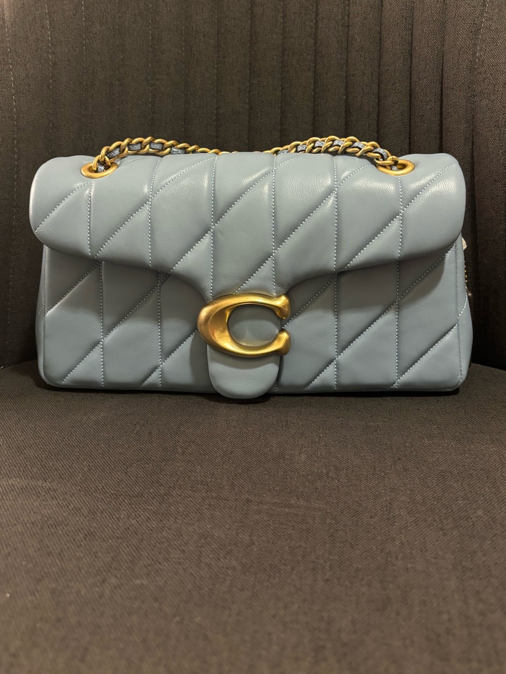 Coach Quilted Tabby 26 in Bluebell